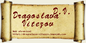 Dragoslava Vitezov vizit kartica